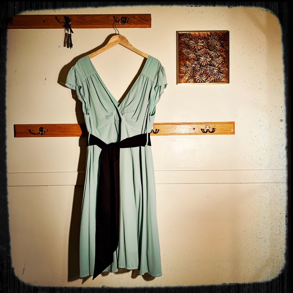 ModCloth - Plus Size 3x Teal Blue Swing Dress